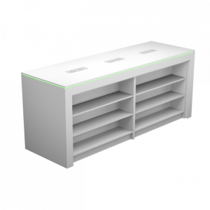 modulartable2400shelves-white